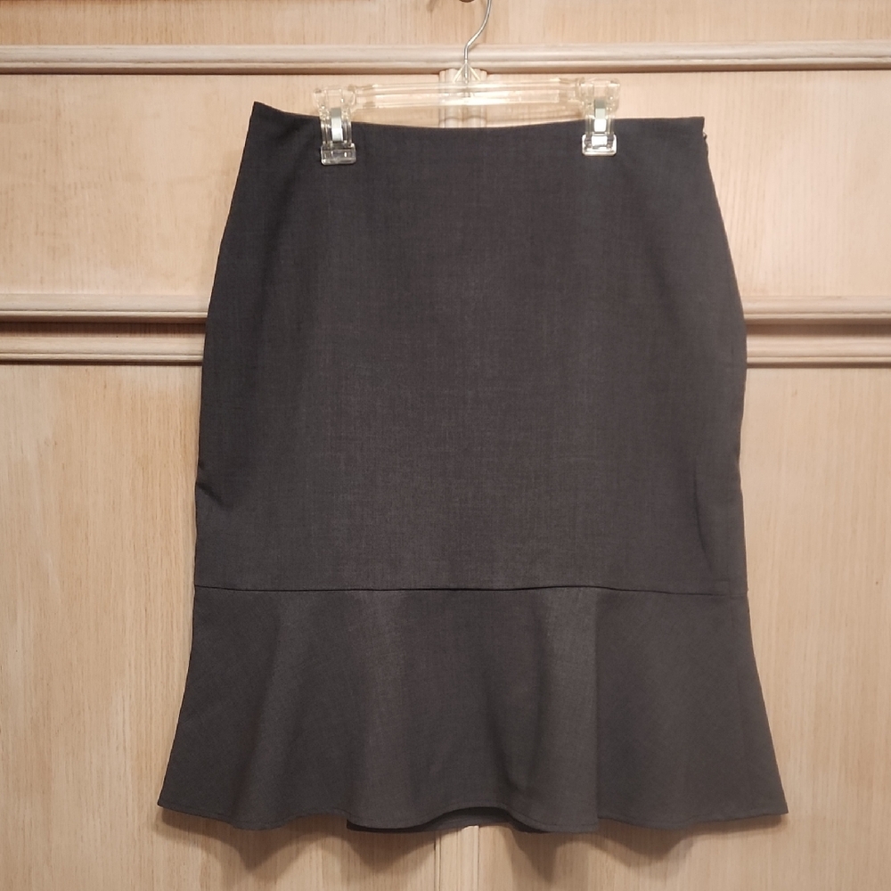 Nwot Worthington Women's Flaired Skirt Heather Gray SZ 6